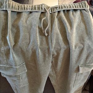 Vanilla Star Olive Green Cargo Jogger Pants